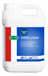 KiiltoClean / КиилтоКлин  Средство для удаления въевшихся масло- и жиросодержащих загрязнений "Sartek 2 Nova" , 5 л
