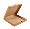 Коробка для пиццы  и пирогов 40х40х4см, бурая/гофрокартон, 50шт/уп