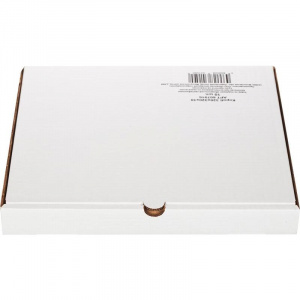 Коробка для пиццы 25,5х25,5х4см  бел/бур/гофрокартон/50шт/уп