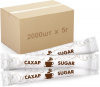 Сахар порционный 5 гр. стандартный дизайн,стик, 2000 шт/кор