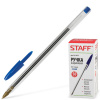 Ручка шариковая Staff Basic BP-01, синяя, 0,5 мм