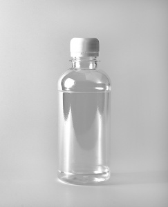 Бутылка PET прозрачная 0,25л с пробкой 190шт/уп