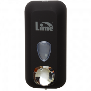 LIME / Лайм : Диспенсер для мыла-пены на 0,6 л "Lime Color" черный пластик , 972002 
