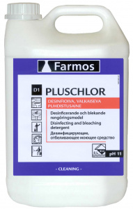 KiiltoClean / КиилтоКлин  Средство "Pluschlor" для дезинфекции и мойки , щелочное, 5л