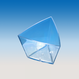 Форма для фуршета "Малый Треугольник" 55х55х45 мм, PS прозрачная, 240 шт/кор