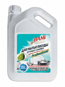Bagi/ Баги Средство для посуды "BAMi Лайм" 3л