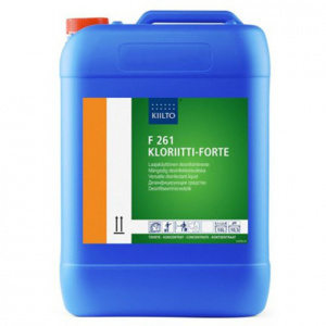 KiiltoClean / КиилтоКлин  Средство дезинфицирующее на основе гипохлорита натрия "F261 Kloriitti-Forte", 10 л.