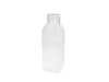 Бутылка  PET 500мл 4-х гранная прозрачная с широким горлом и пробкой 100 шт/уп